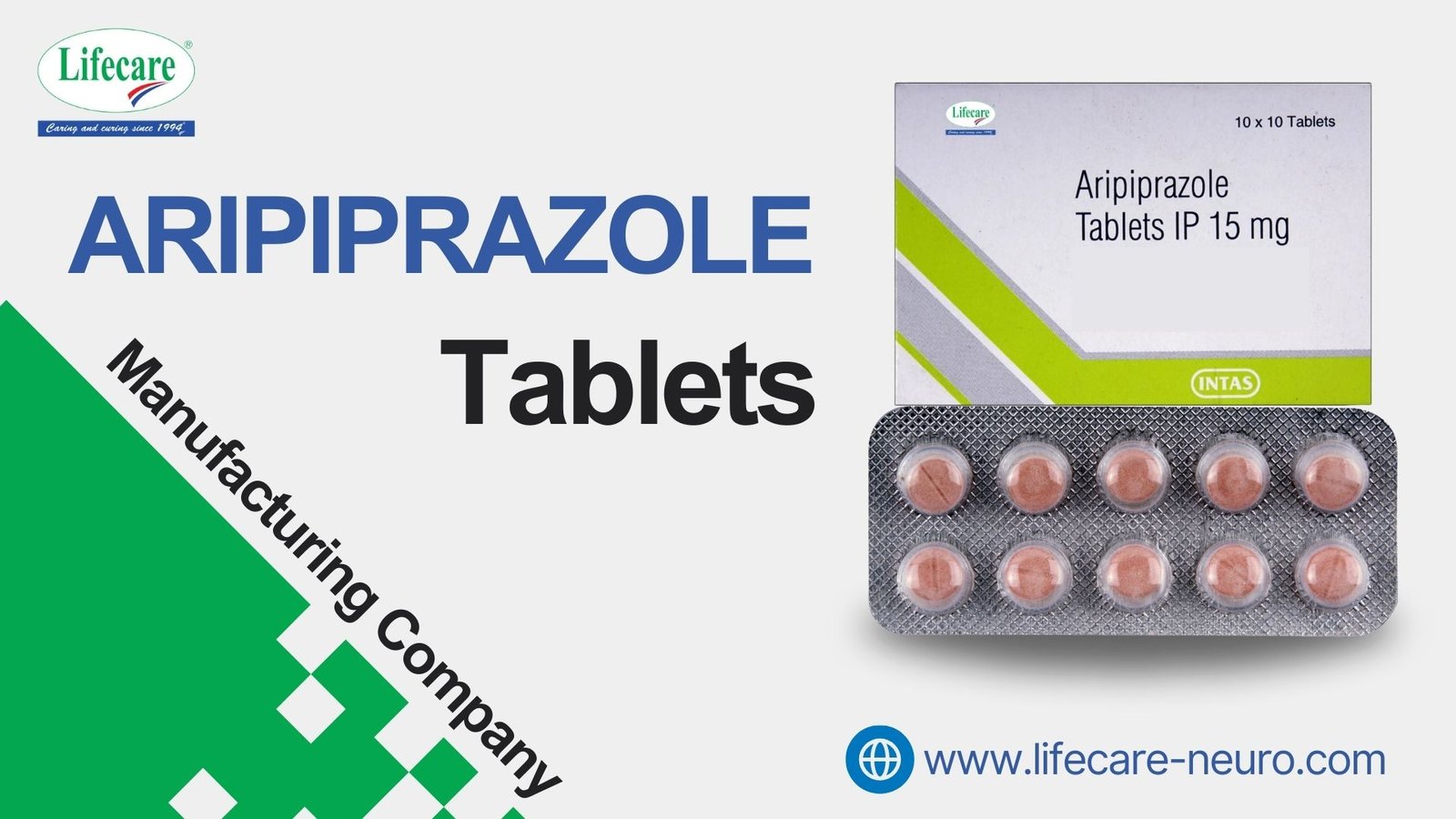 Top Aripiprazole Tablets 5mg, 10mg, and 15mg Manufacturers in India